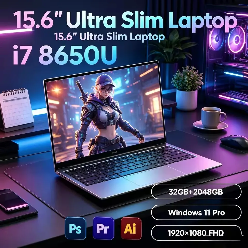 Pc Gaming I7 - แล็ปท็อปคอมพิวเตอร์ Windows 11 Pro Intel i7