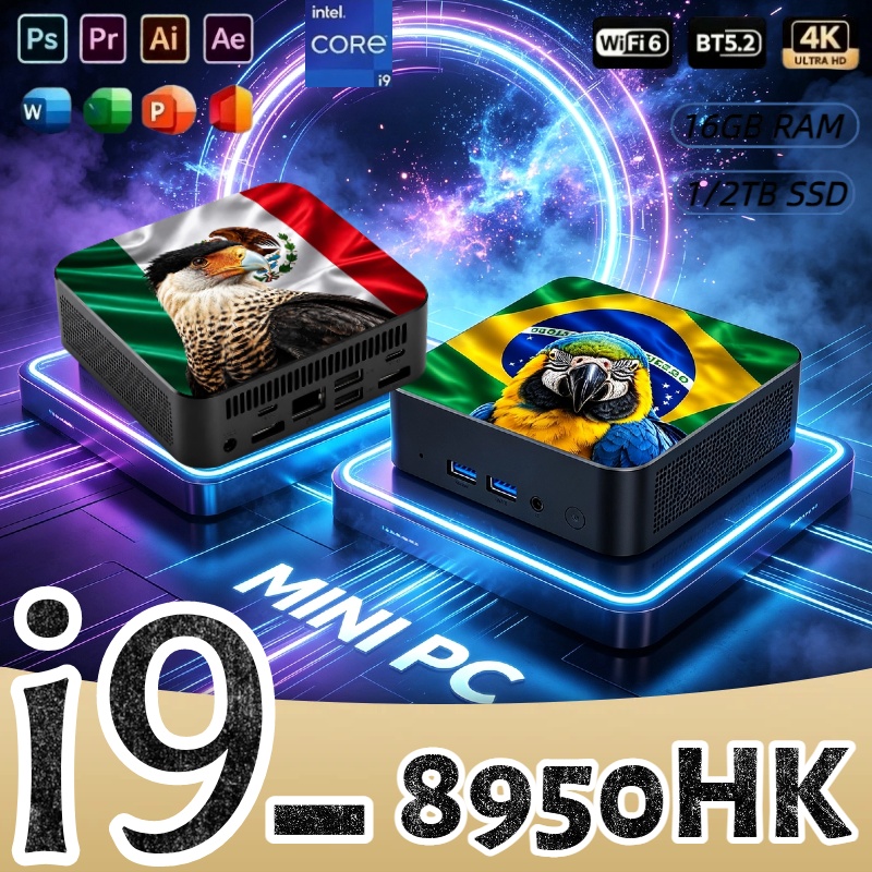Pc Gaming Desktop - มินิพีซี Core i9-8950HK แรม 16GB SSD