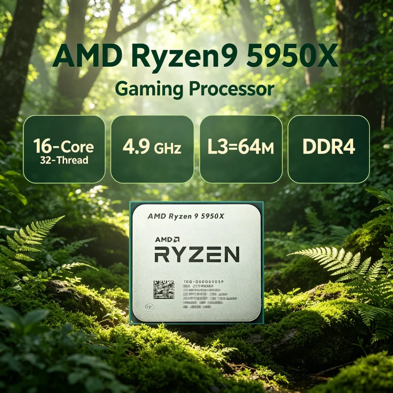 Amd Cpu Ryzen 9 - AMD Ryzen 9 5950X ซีพียูสำหรับเล่นเกม DDR4