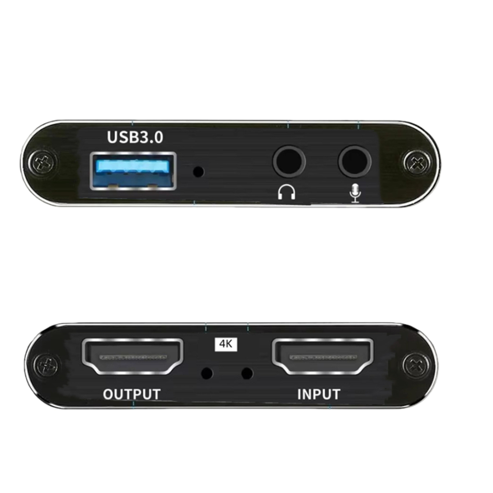 Sound Card Usb - การ์ดบันทึกวิดีโอ Roreta 4K USB 3.0, อุปกรณ์บันทึกวิดีโอ