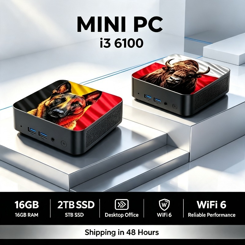 Pc Gaming Desktop - มินิพีซีรุ่นใหม่ปี 2026 Intel Core i3 6100