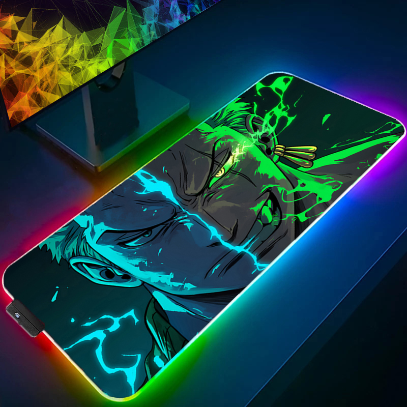 Pc Gaming Rgb - ONE PIECE Zoro Mouse Pad RGB