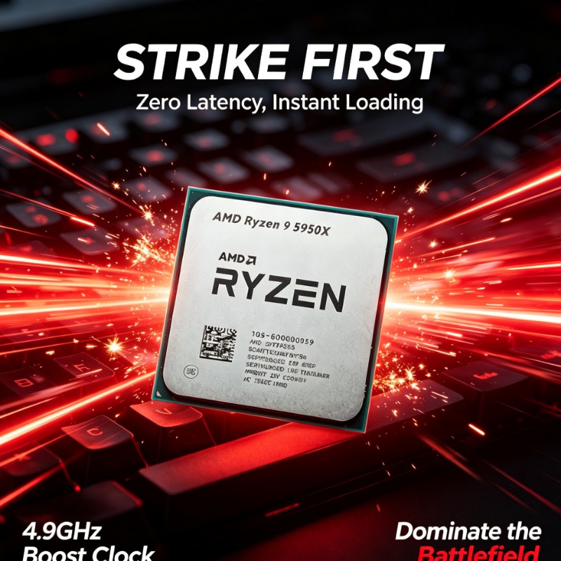 Amd Cpu Ryzen 9 - ซีพียู AMD 5950X Ryzen 9 16-คอร์