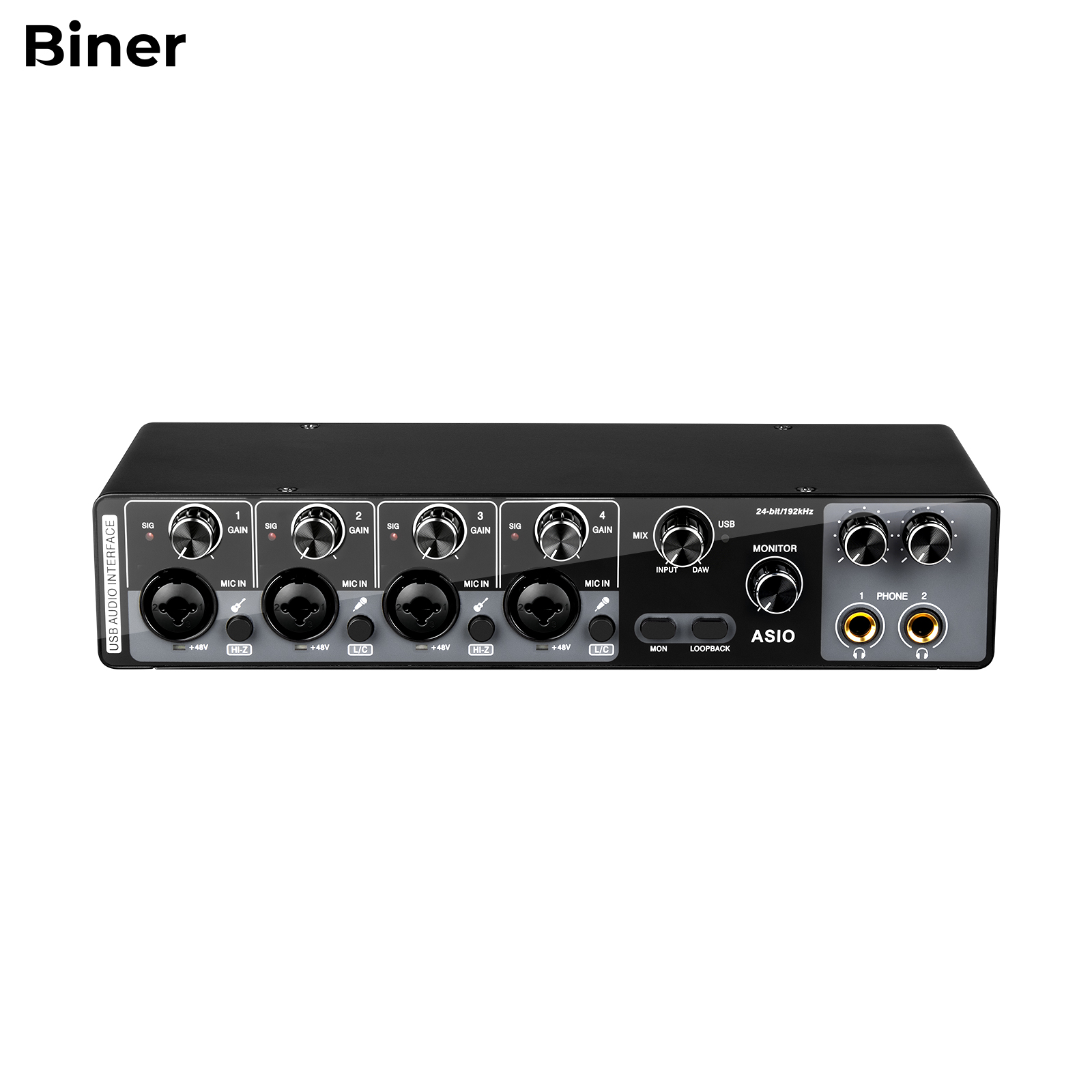 Sound Card Usb - ราคาโรงงาน MQ44 ออดิโออินเตอร์เฟสระดับมืออาชีพ 24 บิต 192kHz