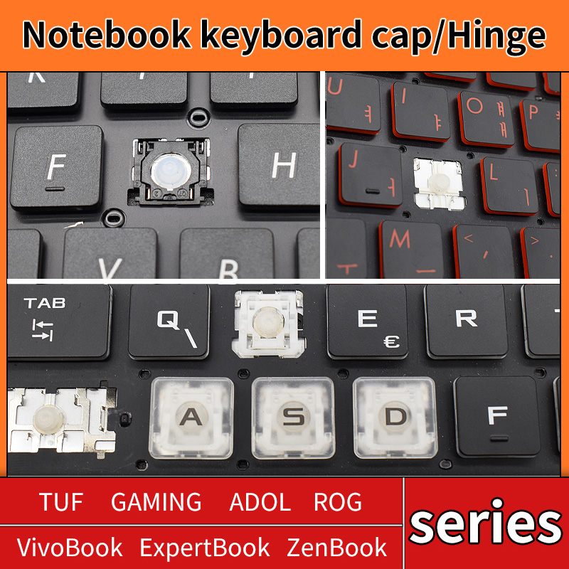 Pc Gaming Apple - เปลี่ยน Keycap Key หมวกยางกรรไกรคลิปบานพับสําหรับ ASUS TUF