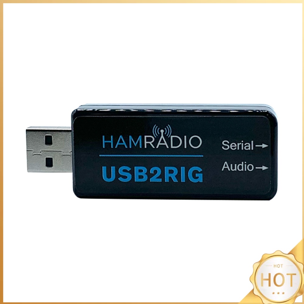 Sound Card Usb - USB2RIG อะแดปเตอร์การ์ดเสียง USB สำหรับวิทยุ ตัวเชื่อมต่อการ์ดเสียงระดับ TTL/232