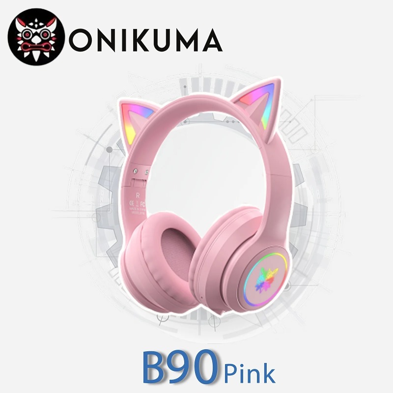 หูฟังเกมมิ่ง Onikuma B90 สีชมพ - Pc Gaming Apple บทวิจารณ์และราคา