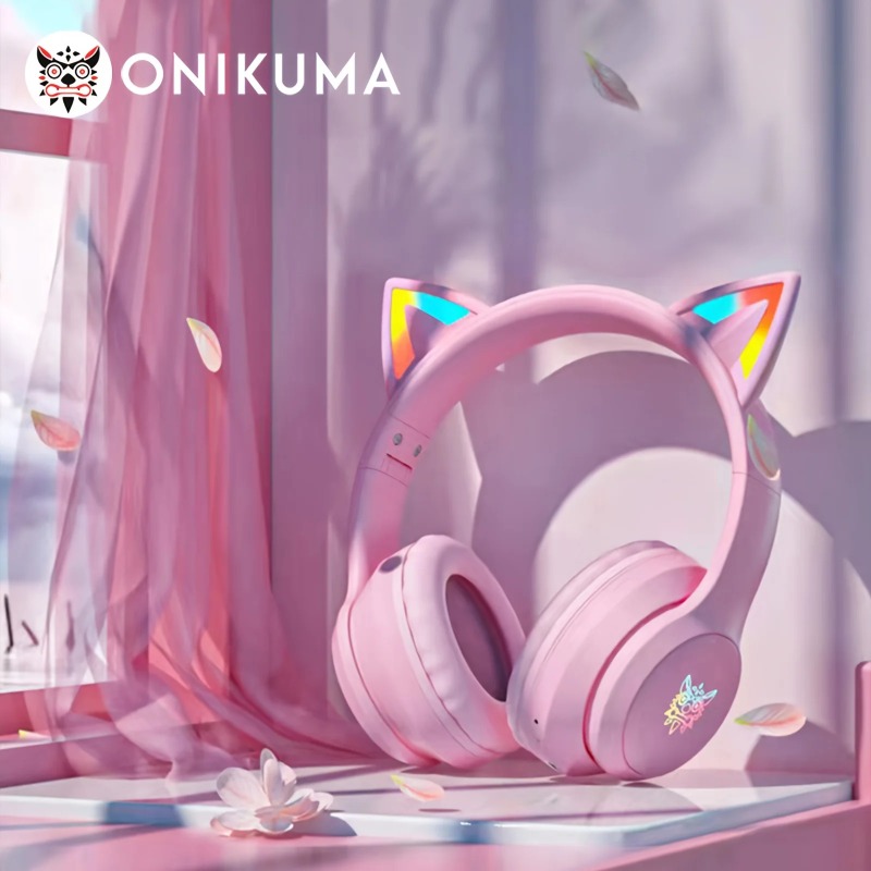 หูฟังเกมมิ่ง Onikuma B90 สีชมพ - Pc Gaming Apple บทวิจารณ์และราคา