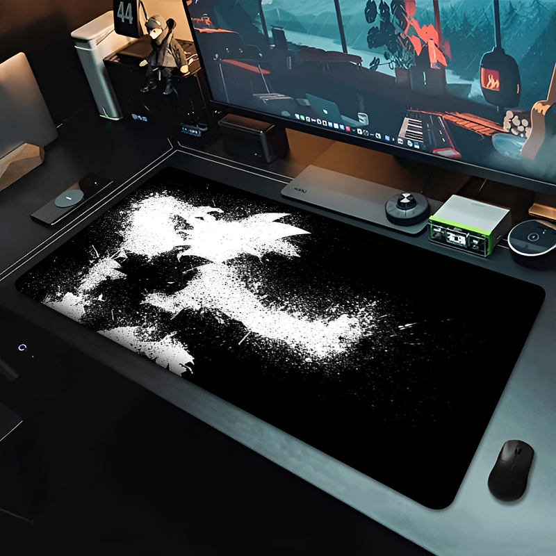 แผ่นรองเมาส์อนิเมะ DBZ สีดำ ลา - Pc Gaming Gratis บทวิจารณ์และราคา