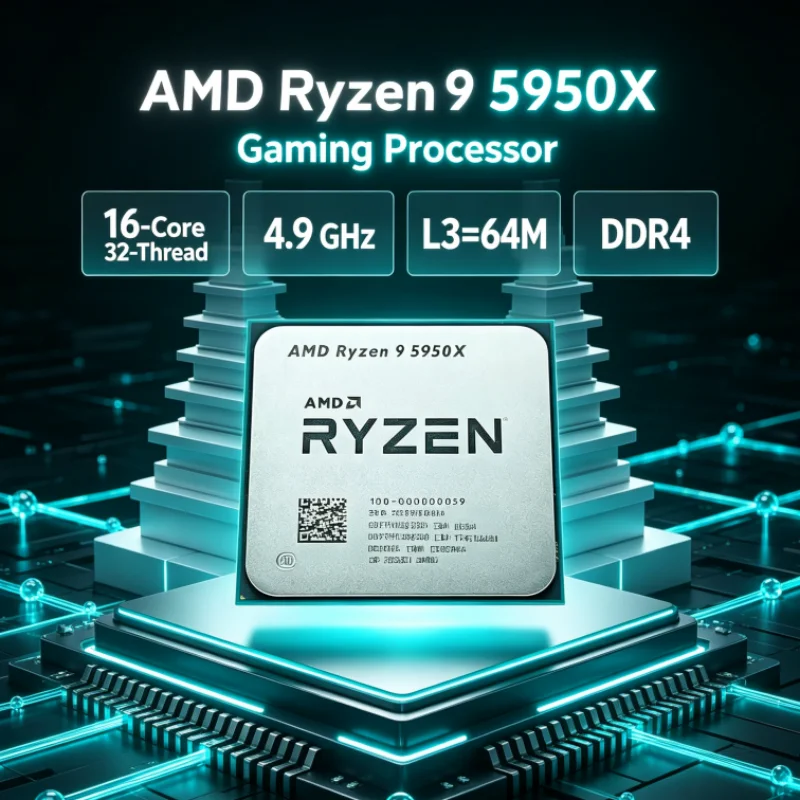 AMD Ryzen 9 5950X ซีพียูสำหรับ - Amd Cpu Ryzen 9 บทวิจารณ์และราคา