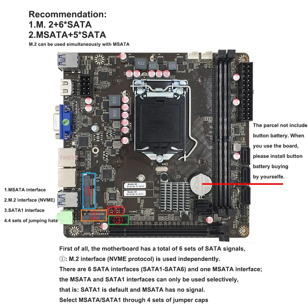 B365 มินิ-ITX เมนบอร์ด LGA 115 - Pc Gaming I7 บทวิจารณ์และราคา