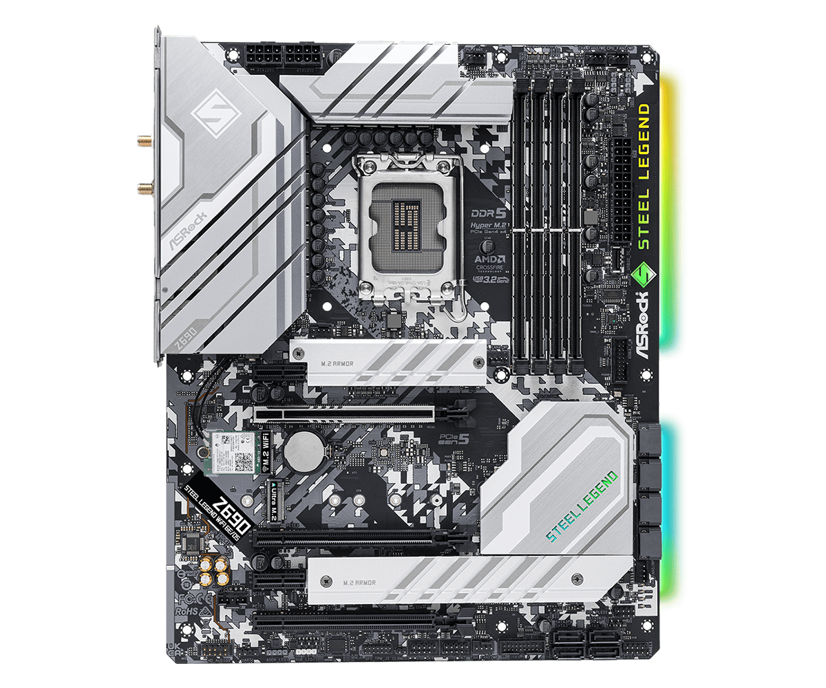 เมนบอร์ด Z690 LGA1700 ASROCK Z - Pc Gaming I7 บทวิจารณ์และราคา