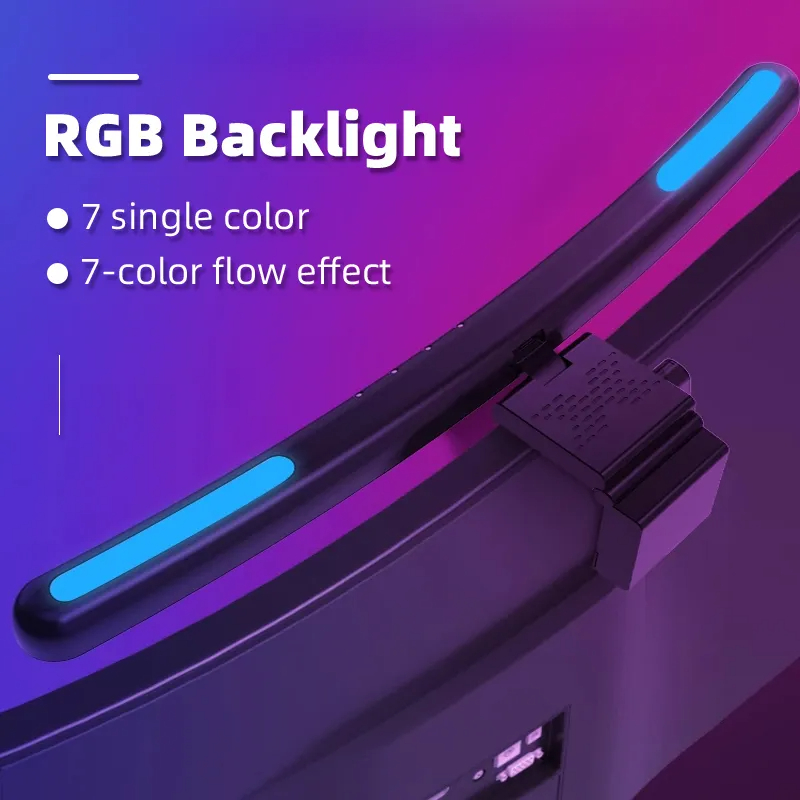 โคมไฟหน้าจอแอลอีดีโค้ง USB RGB - Pc Gaming Rgb บทวิจารณ์และราคา