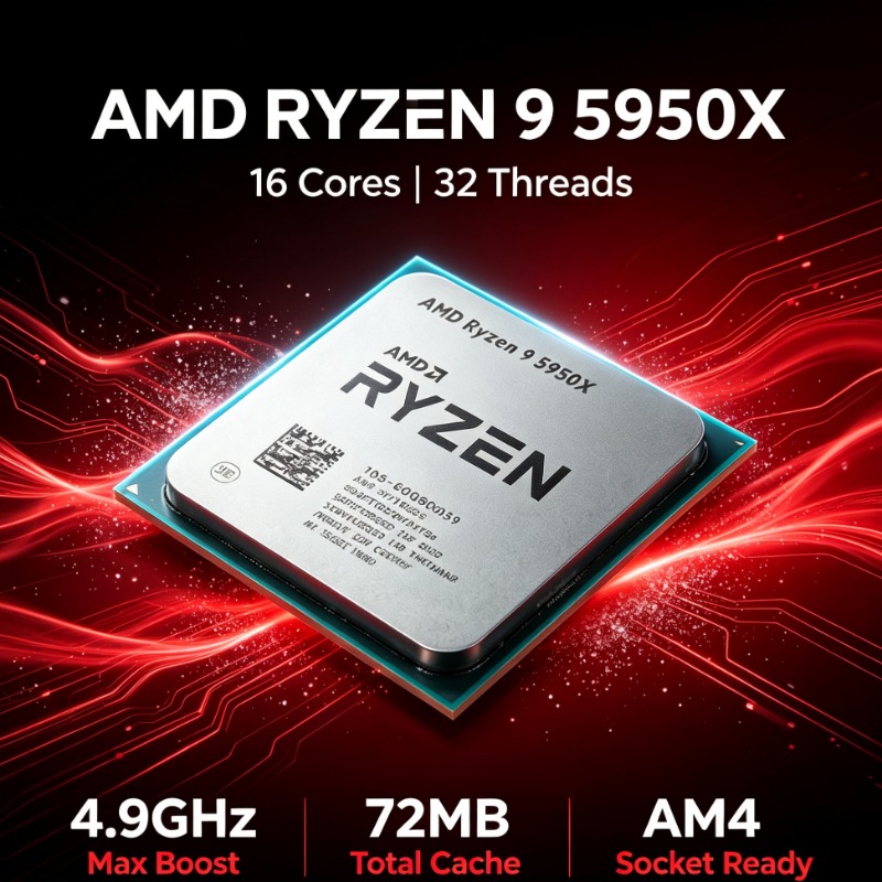 โปรเซสเซอร์ AM4 AMD Ryzen 9 59 - Amd Cpu Ryzen 9 บทวิจารณ์และราคา